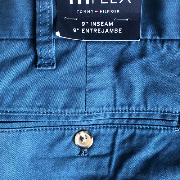New Tommy Hilfiger THFlex Men’s 9” Shorts, Blue, 40W - Picture 4 of 6